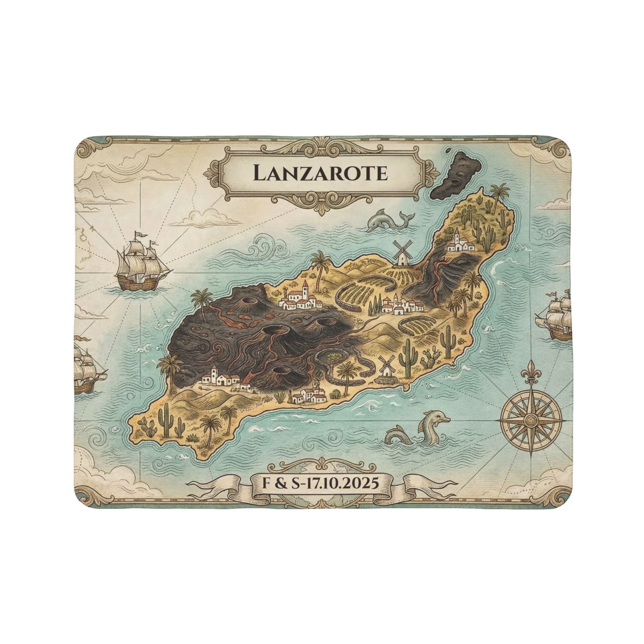 Classic Personalized Plush Blanket