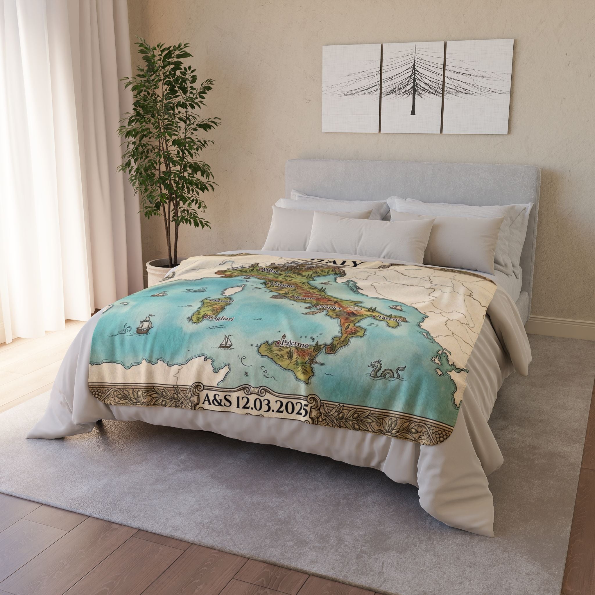 Premium Personalized Plush Blanket