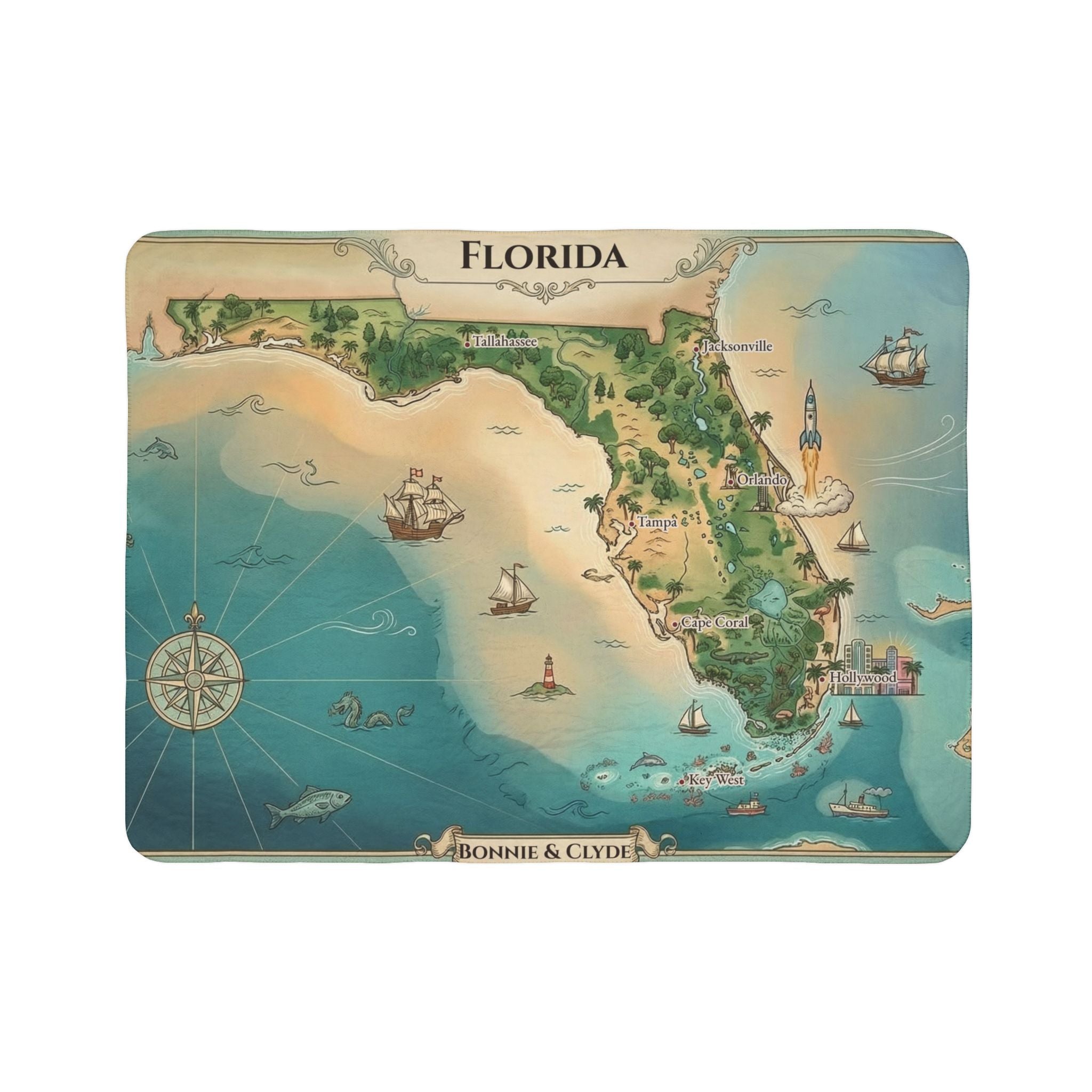 Premium Personalized Plush Blanket